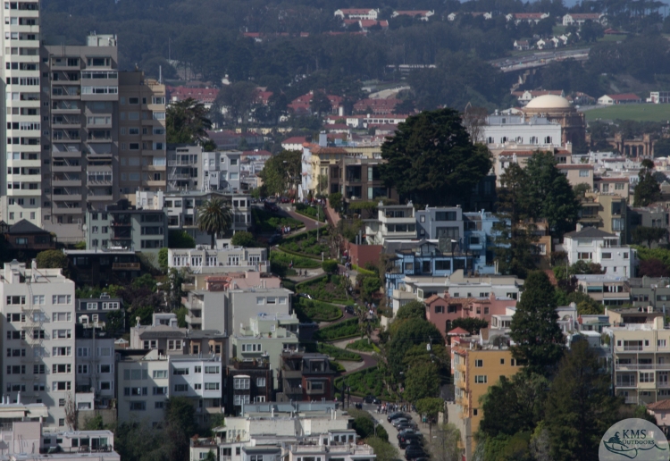 20150323 - tourists on Lombard after the climb to coit